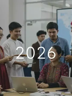 Diverse individuals engaging respectfully, sharing cultural heritage in 2026, promoting ethical interaction and mutual understanding.