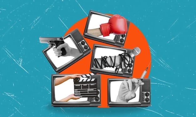 A split image contrasting old media (newspapers, TV) with new media (social media feeds, live streams). The focus is on how information spreads and accountability is enforced in each era.