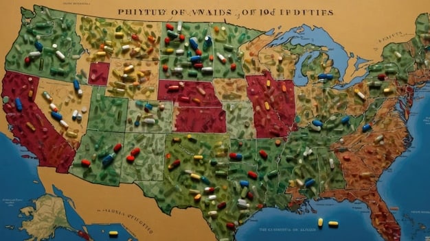 A map highlighting areas of historical Indigenous land claims in the United States, overlain on a modern map of state boundaries.