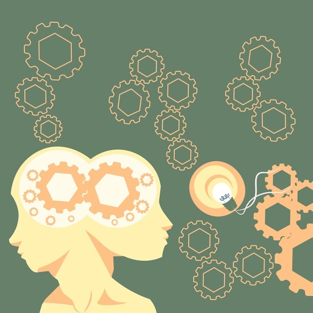 An illustration showing intertwined gears, one labeled 