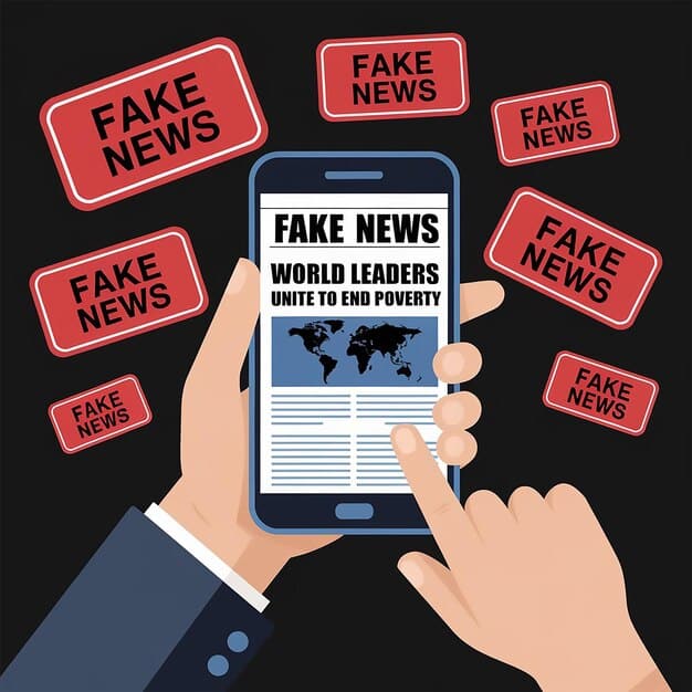 An image of a smartphone displaying a news article with a large 
