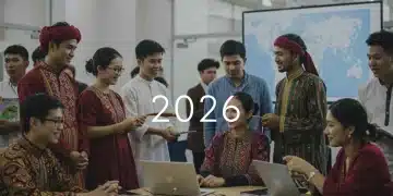 Diverse individuals engaging respectfully, sharing cultural heritage in 2026, promoting ethical interaction and mutual understanding.