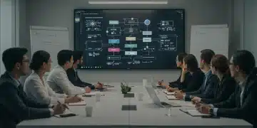 Professionals engaged in AI governance training to prevent data breaches