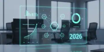 Digital dashboard showing ethical performance metrics and benchmarking tools for 2026 corporate ethics.