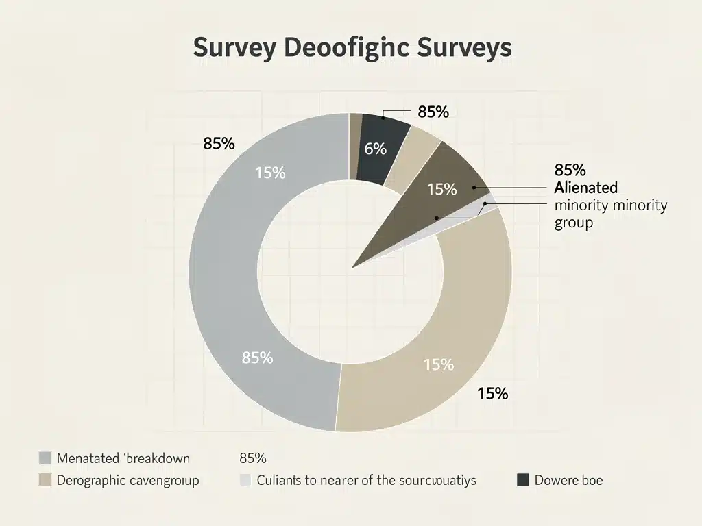 Infographic showing 15% of Americans feeling culturally alienated