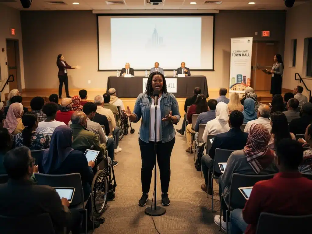 Community dialogue on addressing systemic inequities