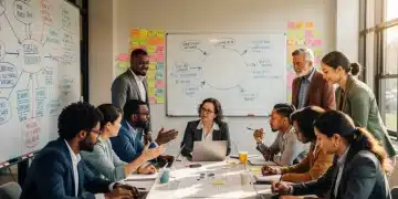 Community leaders collaborating on systemic injustice solutions